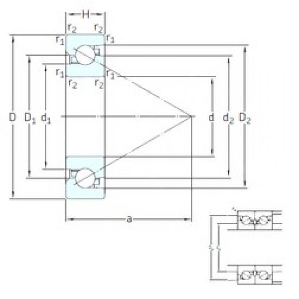 45 mm x 75 mm x 15 mm  SNFA BS 45/75 7P62U فحوى الكرات #1 image